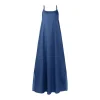 Sleeveless Maxi Denim Dress - Image 6
