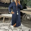 Tunic Long Denim Dresses - Image 4
