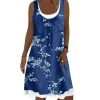 Plus Size Sleeveless Denim Dress - Image 3
