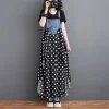 Suspender Flowy Denim Dress - Image 9