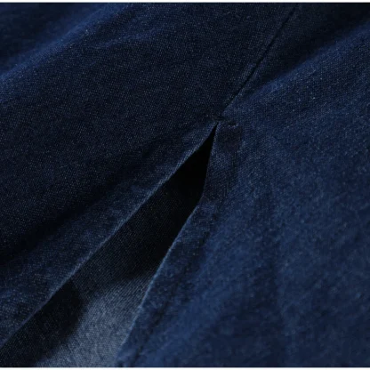 Waist Cutout Sexy Denim Dress - Image 14
