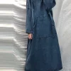 Hooded Oversized Denim Dress