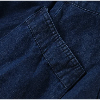 Waist Cutout Sexy Denim Dress - Image 13