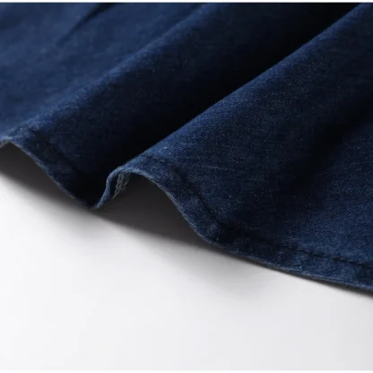 Waist Cutout Sexy Denim Dress - Image 15